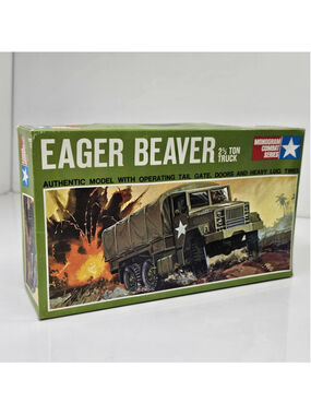 Unbuilt 1966 Monogram Eager Beaver 2½ Ton Truck Model Kit. Survivor. USA